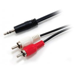 Equip 3.5mm Male to 2xRCA Male Stereo Audio Cable, 2.5m
