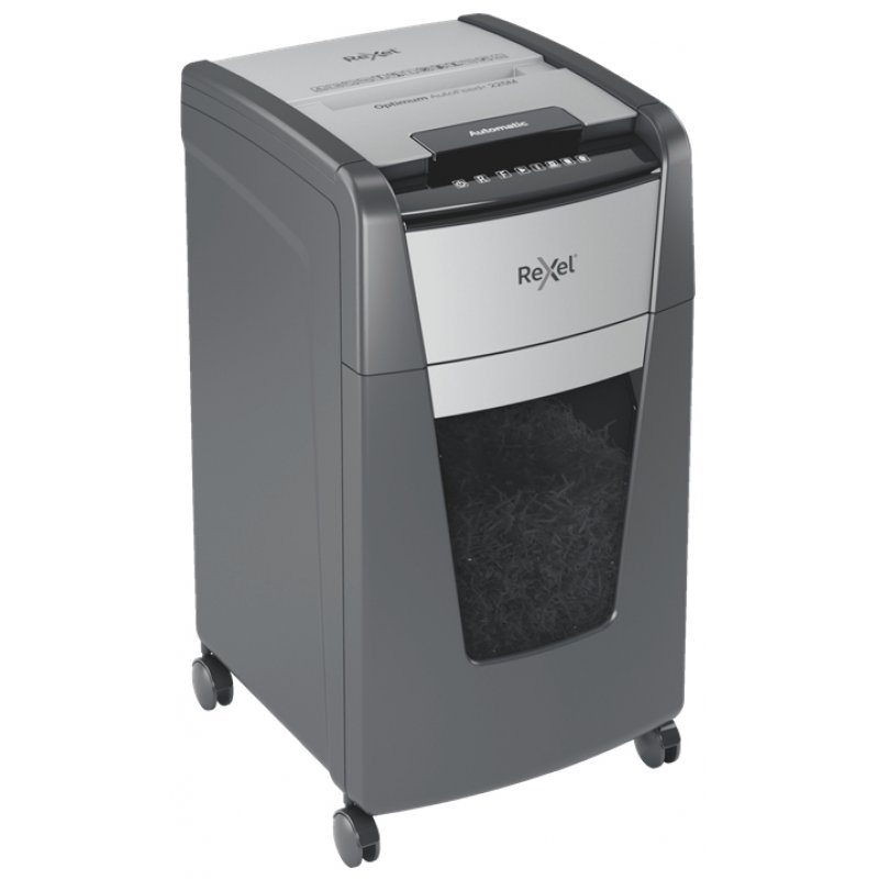 Rexel AutoFeed 225M paper shredder Micro-cut shredding 55 dB 23 cm Black, Grey