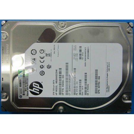 HPE 2TB non-hot-plug SATA HDD disque dur 2 To 7200 tr/min 3.5"