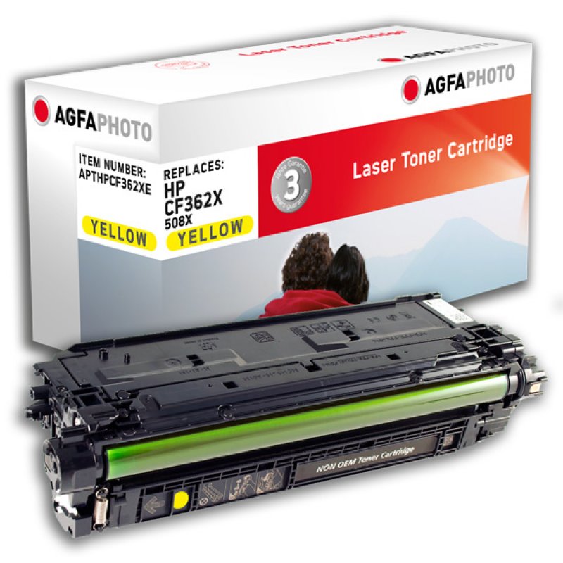 AgfaPhoto APTHPCF362XE Cartouche de toner 1 pièce(s) Jaune
