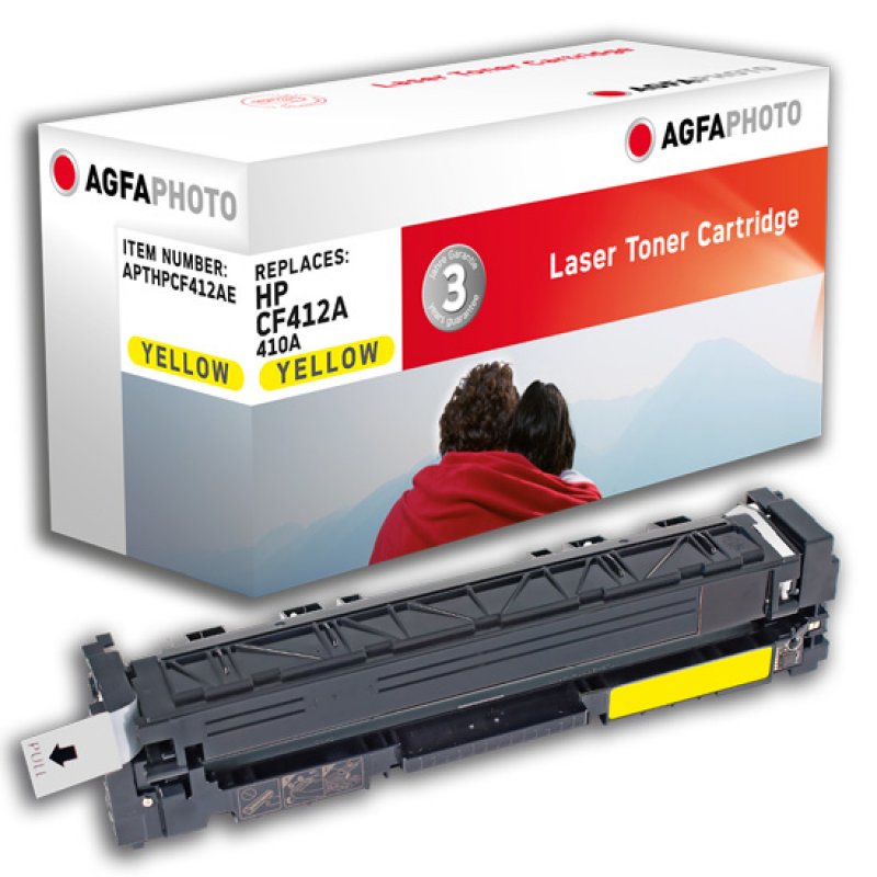 AgfaPhoto APTHPCF412AE Cartouche de toner 1 pièce(s) Jaune