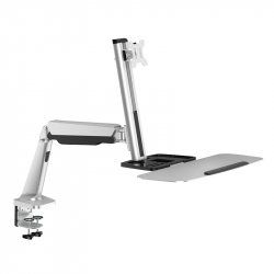 LogiLink BP0040 monitor mount / stand 81.3 cm (32") Desk Aluminium