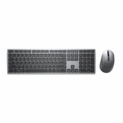 DELL KM7321W keyboard Mouse included Office RF Wireless Bluetooth QWERTY US International Grey, Titanium