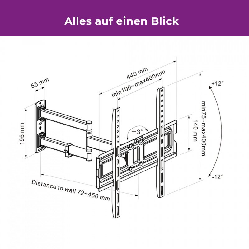 Ultron WM200 88.9 cm (35") Black
