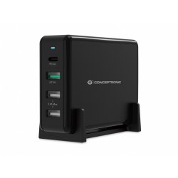 Conceptronic OZUL 4-Port 65W USB PD Desktop Charger
