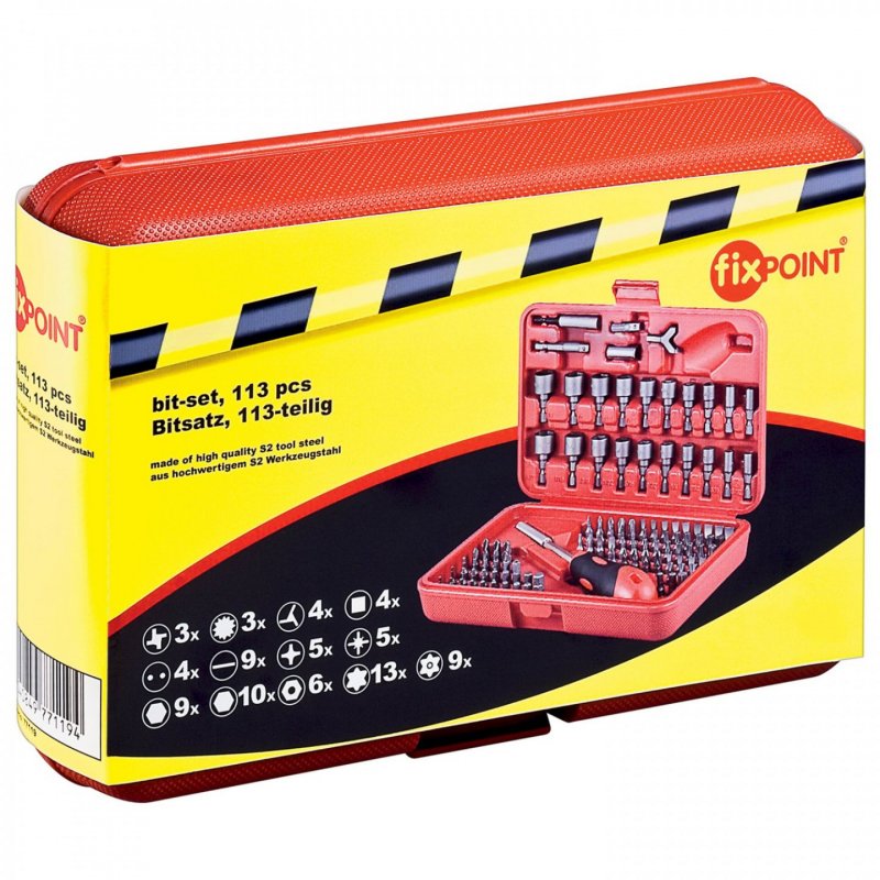 113 pcs Bit set