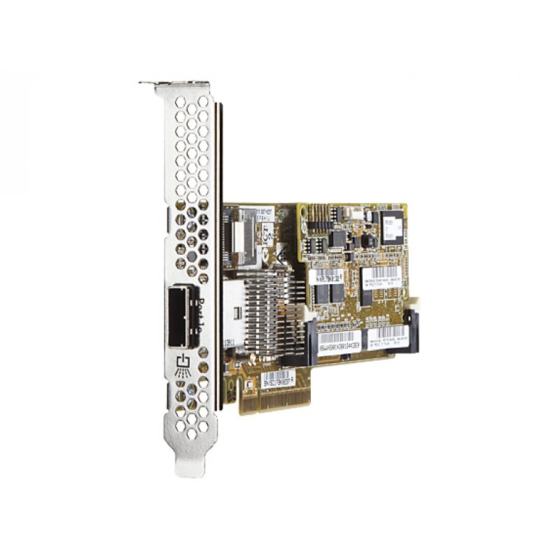 HPE SmartArray P222/512 FBWC 6Gb 1-port Int/1-port Ext SAS Controller contrôleur RAID PCI Express x8 6 Gbit/s