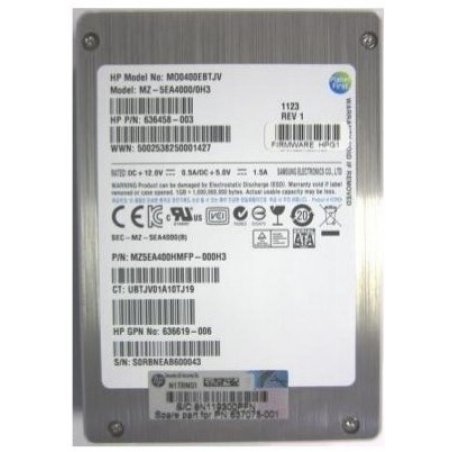 HPE 637075-001 disque SSD 400 Go 2.5" SATA