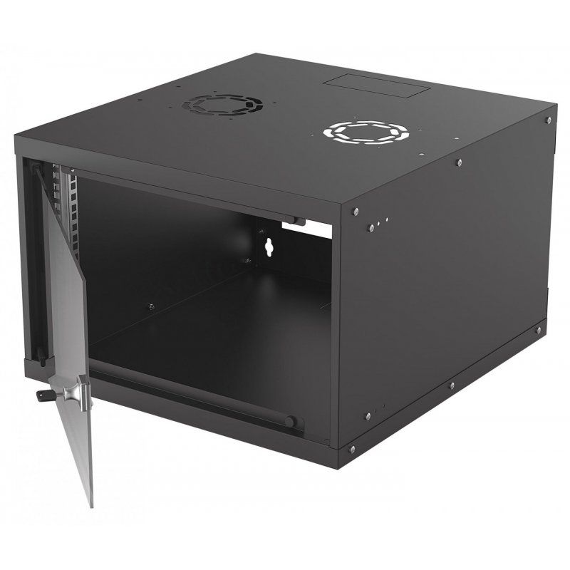 Intellinet 714785 étagère 6U Rack monté sur le mur Noir