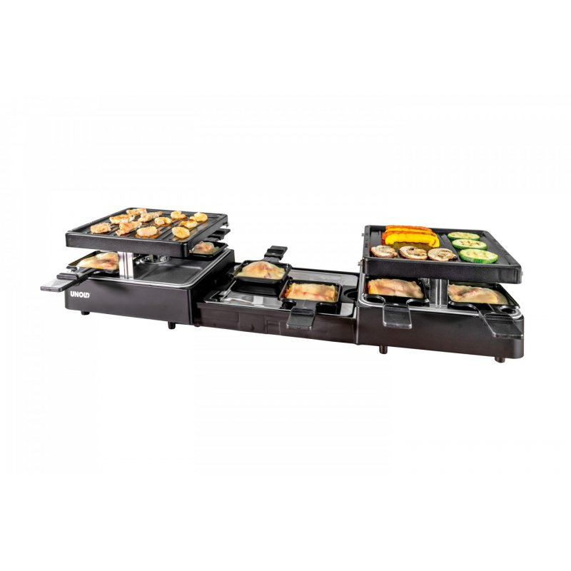 Unold 48755 raclette grill 8 person(s) Black