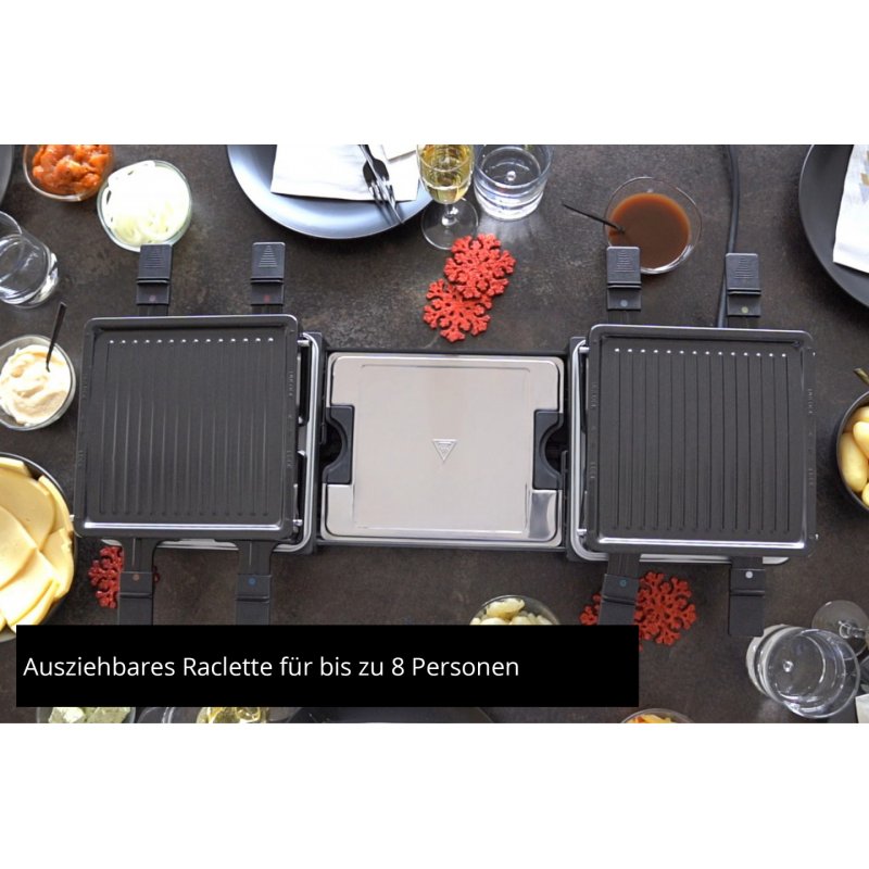 Unold 48755 raclette 8 personne(s) Noir