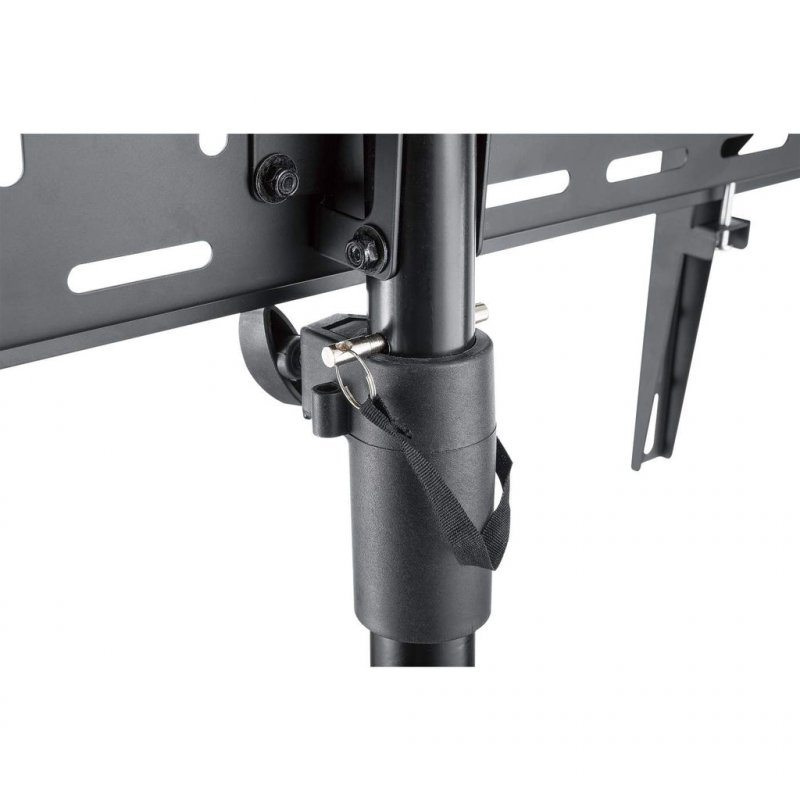 Manhattan TV & Monitor Mount, Tripod Floor Stand, 1 screen, Screen Sizes: 37-65", Black, VESA 200x200 to 600x400mm, Max