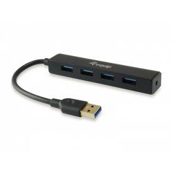 Equip 128953 hub & concentrateur USB 3.2 Gen 1 (3.1 Gen 1) Type-A 5000 Mbit/s Noir