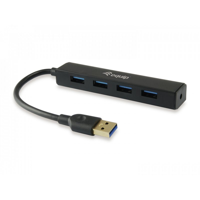 Equip 128953 hub & concentrateur USB 3.2 Gen 1 (3.1 Gen 1) Type-A 5000 Mbit/s Noir