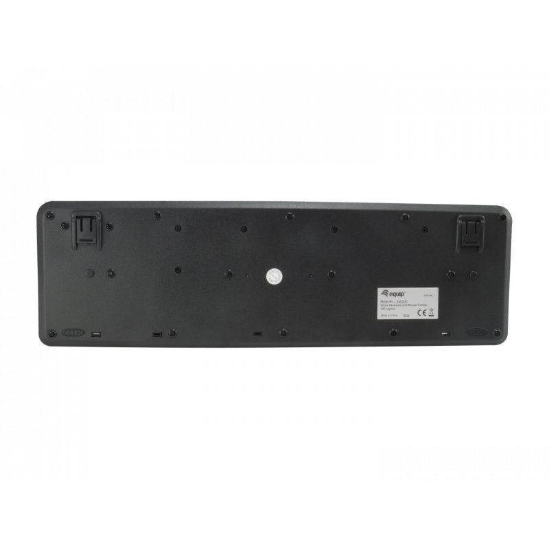 Equip 245201 keyboard Mouse included Office USB QWERTY Spanish Black