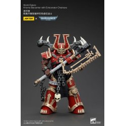 Warhammer 40k figurine 1/18 World Eaters Khorne Berzerker with Eviscerator Chainaxe 13 cm