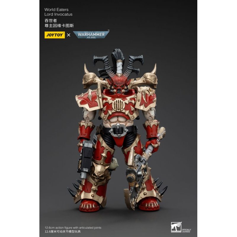 Warhammer 40k figurine 1/18 World Eaters Lord Invocatus 13 cm