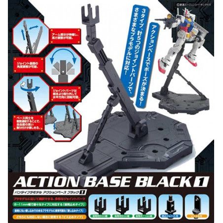 STOCKICX8 - GUNDAM - Action Base Black 1