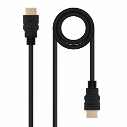 Nanocable HDMI Cable V2.0 4K@60Hz 18Gbps A/M-A/M, 1 m, Black