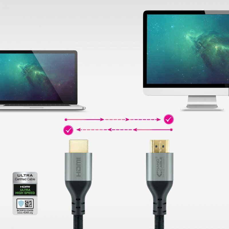Nanocable 10.15.8103 câble HDMI 3 m HDMI Type A (Standard) Noir