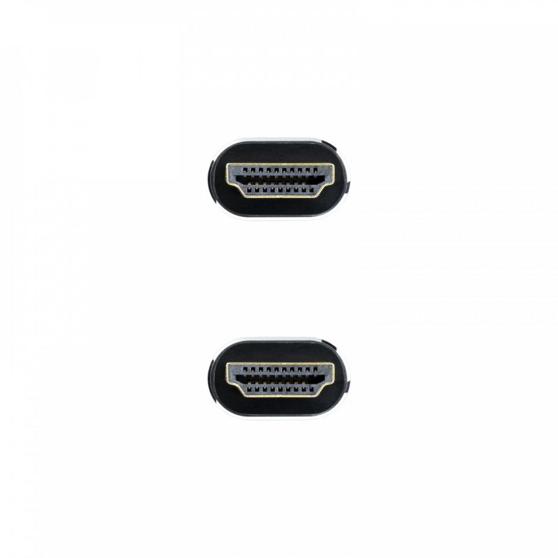 Câble Nanocable Iris 8K HDMI 2.1 M/M 10m (Noir/Gris)