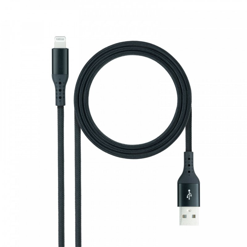 Nanocable 10.10.0401-COBK lightning cable 1 m Black