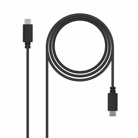 Nanocable USB 2.0, 1m câble USB USB C Noir