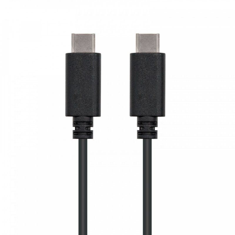 Nanocable USB 2.0, 1m câble USB USB C Noir