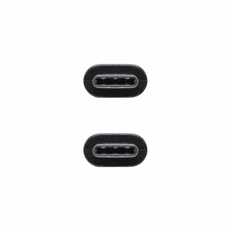 Câble Nanocable USB-C 2.0 M/M 1m (Noir)