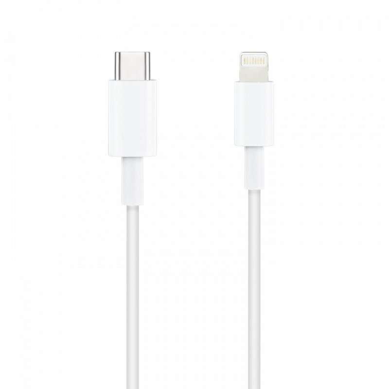 Câble Nanocable USB-C - Lightning M/M 1m (Blanc)