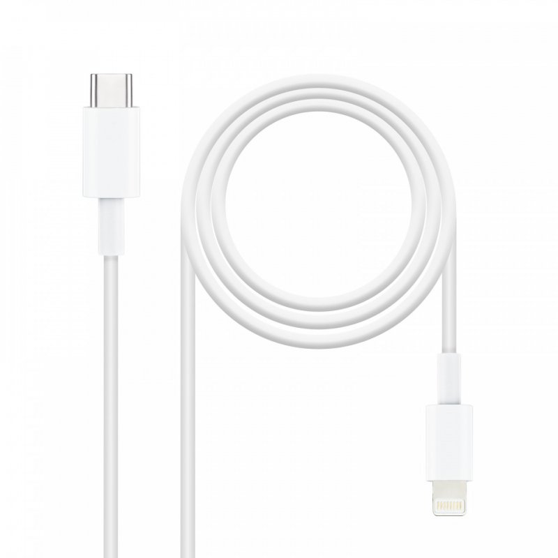 TooQ 10.10.0602 lightning cable 2 m White