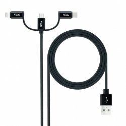 Nanocable 10.01.3200 USB cable USB 2.0 1 m USB A Micro-USB B Black