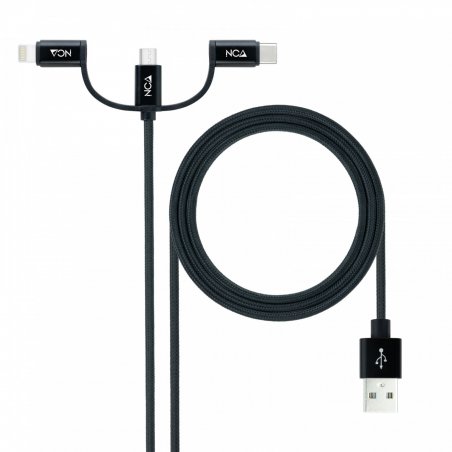 Nanocable 10.01.3200 USB cable USB 2.0 1 m USB A Micro-USB B Black