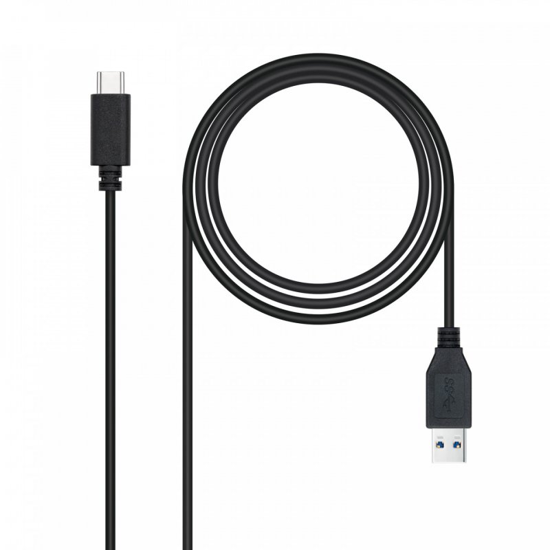 Nanocable 10.01.4002 USB cable USB 3.2 Gen 2 (3.1 Gen 2) 2 m USB C USB A Black
