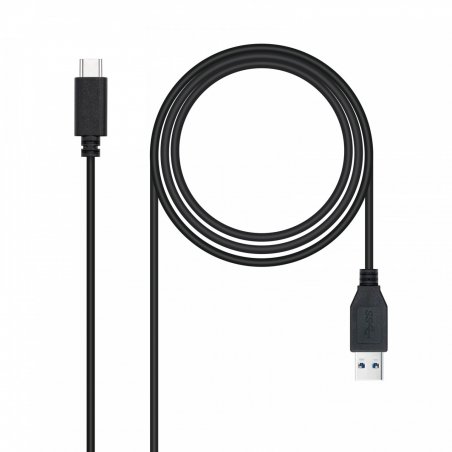 Nanocable 10.01.4002 USB cable USB 3.2 Gen 2 (3.1 Gen 2) 2 m USB C USB A Black