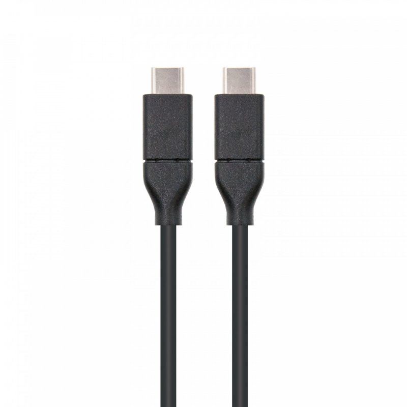 Nanocable USB 3.1, 1m câble USB USB 3.2 Gen 2 (3.1 Gen 2) USB C Noir