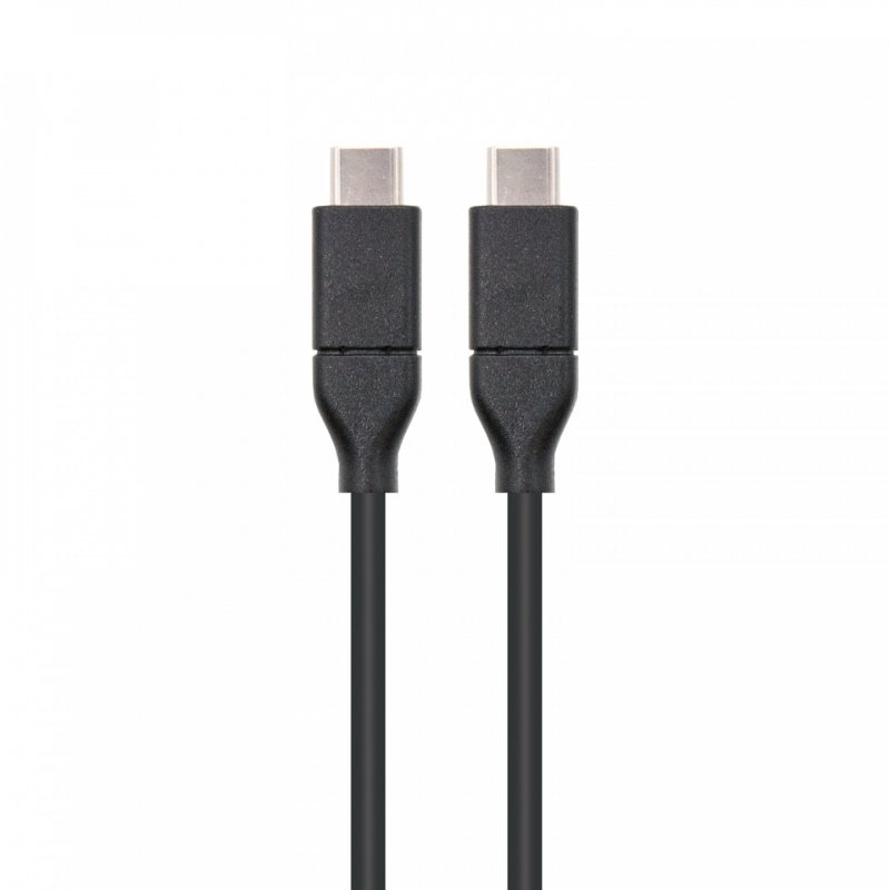 Nanocable USB 3.1, 1m USB cable USB 3.2 Gen 2 (3.1 Gen 2) USB C Black