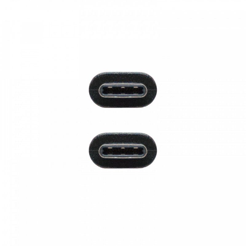 Nanocable USB 3.1, 1m câble USB USB 3.2 Gen 2 (3.1 Gen 2) USB C Noir