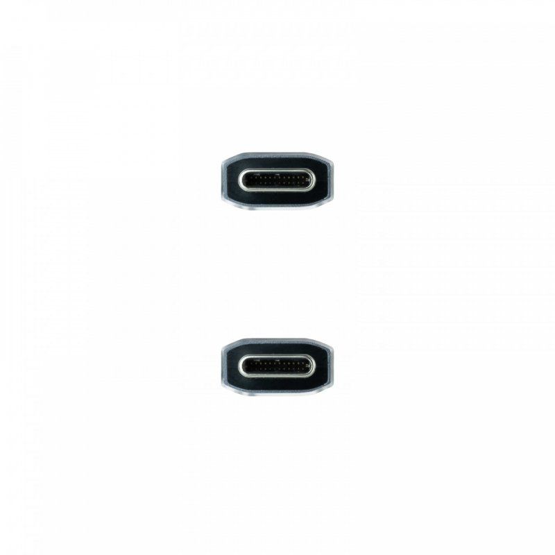 Nanocable 10.01.4101-COMB câble USB USB 3.2 Gen 2 (3.1 Gen 2) 1 m USB C Noir, Gris