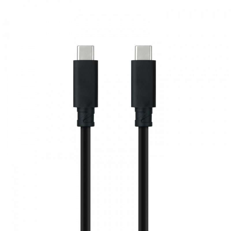 Nanocable 10.01.4102 câble USB USB 3.2 Gen 2 (3.1 Gen 2) 2 m USB C Noir
