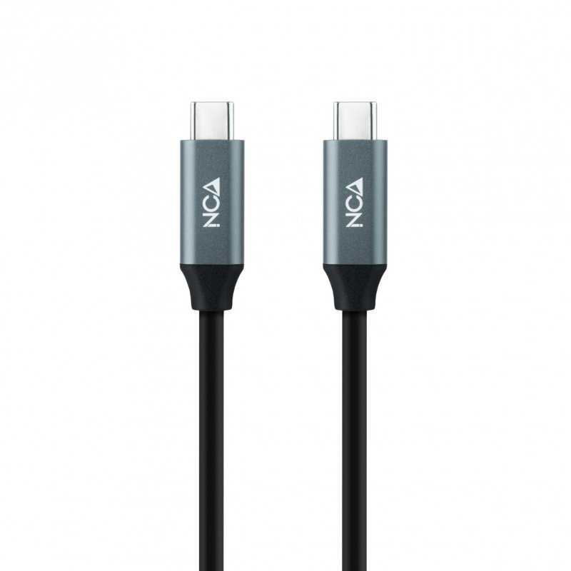 Câble Nanocable USB-C 3.2 M/M 3m 100W (Noir/Gris)