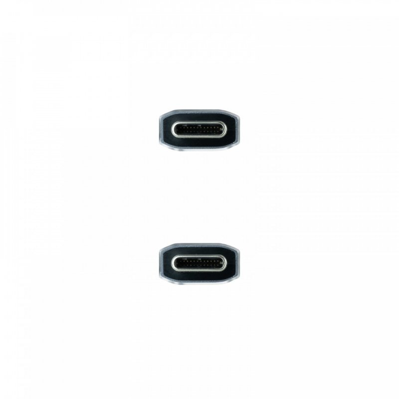 Câble Nanocable USB-C 3.2 M/M 2m 100W (Gris)