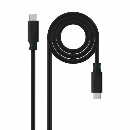 Câble Nanocable USB-C 3.2 M/M 3m 100W (Noir)
