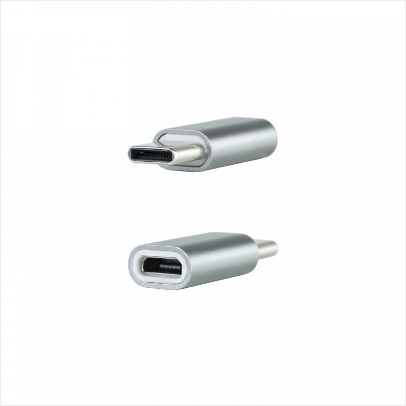 Nanocable 10.02.0011 cable gender changer USB C Micro USB Grey