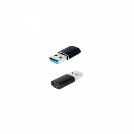 Nanocable 10.02.0012 cable gender changer USB C USB A Black