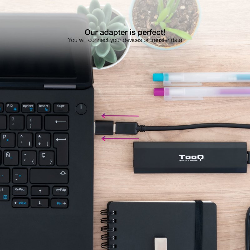 Nanocable 10.02.0012 cable gender changer USB C USB A Black