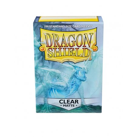 Lot de 100 Sleeves Dragon Shield Matte (Clear)(10)