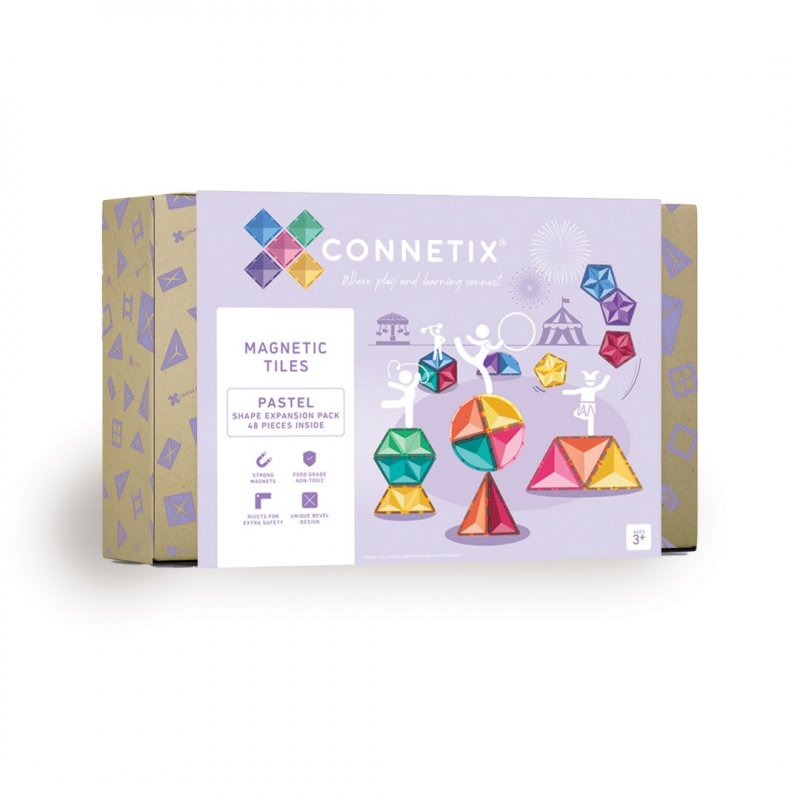 Connex - Pastel Shape Expansion Pack 48 Pieces (CT-P-00048-SE)