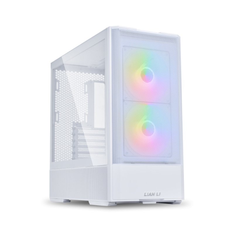 Lian Li LANCOOL 207 PC Gehäuse, Midi-Tower, ATX, Tempered Glass - weiß