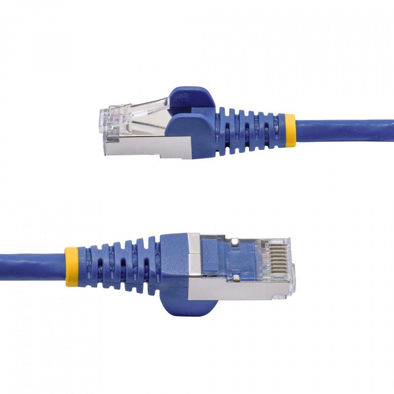 StarTech.com 50cm Blue CAT8 Ethernet Cable, Snagless RJ45, 25G/40G, 2000MHz, 100W PoE , S/FTP, 26AWG Pure Bare Copper